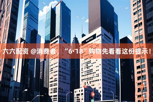 六六配资 @消费者，“6·18”购物先看看这份提示！