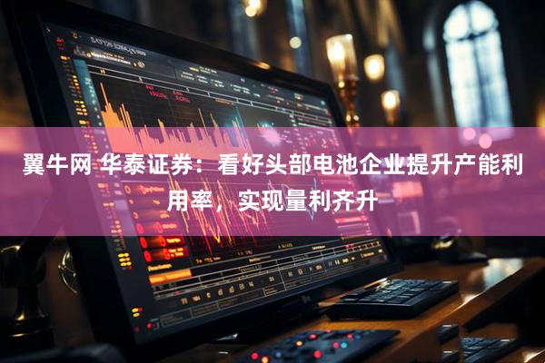 翼牛网 华泰证券：看好头部电池企业提升产能利用率，实现量利齐升